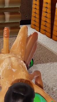 Femboy Yaoi - Två femboys knullar i University Sport Warehouse