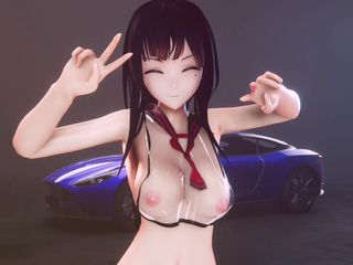 Mmd anime girls: MMD R-18, anime, des filles dansent sexy (clip 94)