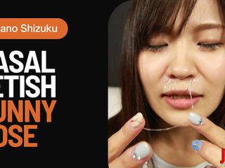 Japan Fetish Fusion: 恥ずかしがり屋の美女による鼻観察と鼻水ディルド手コキ