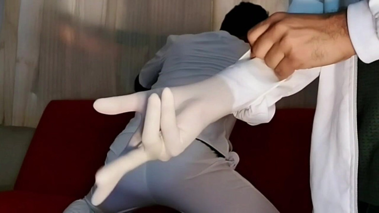MiguellTrajano: 예기치 않은 터치 시험: 근무 중인 간호사에게 흥분해서 숨을 수 없었어 - 1