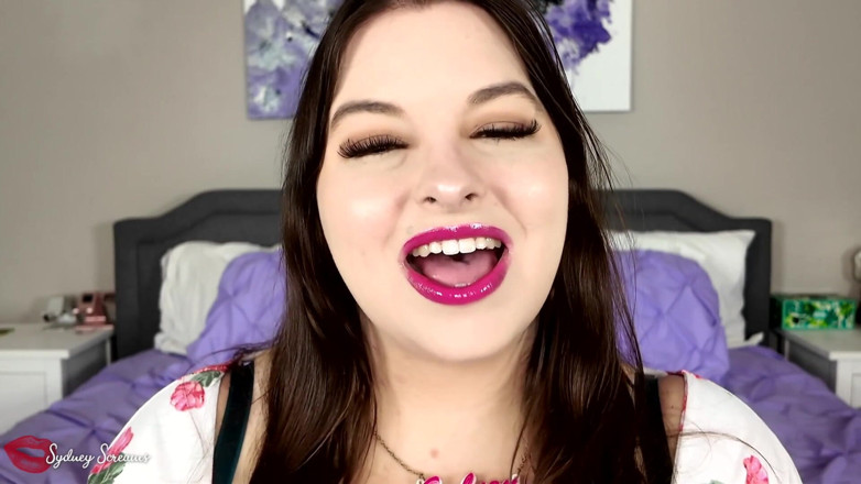 Sydney screams fetish: Tu obsesión lipgloss rosa da instrucciones de paja