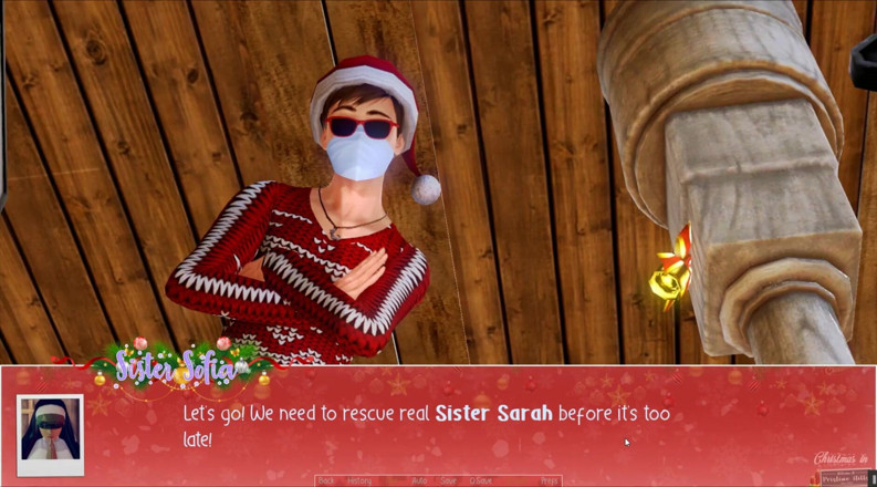 Cumming Gaming: Unlimited Christmas [xmas hentai porn play] ep.15 stepsister Sophia the nun...