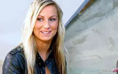 Tiny Blonde Girl Seduced to Fuck by Old Guy at Job Interview