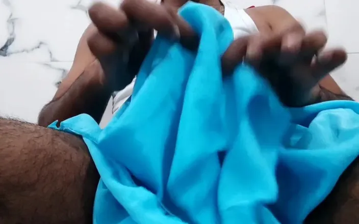 Satin And Silky: Satin Silk Handjob Porn - Stepsister Salwar Rub on Dick Head (88)