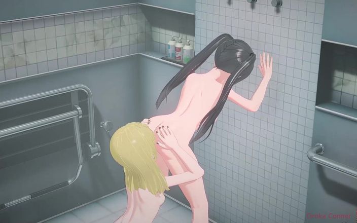 Oroka Conner: Doccia sorpresa: dita, catturato, poi sforbiciata selvaggia