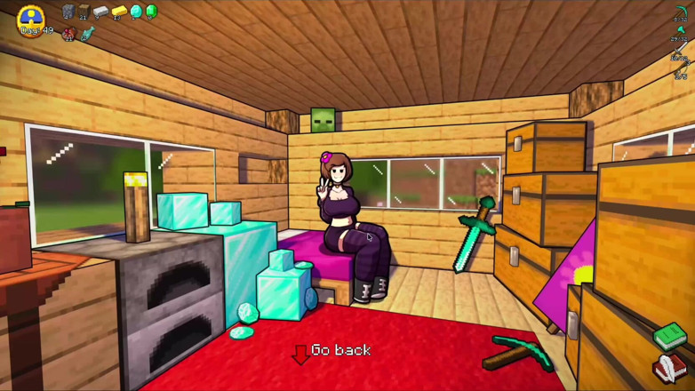 Alita: Hornycraft Minecraft Parodie - Jenny dává Stevovi sexy footjob pro diamant! (hentai...