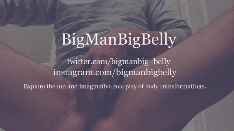 BigManBigBelly: Power-bottom nimmt deinen schwanz