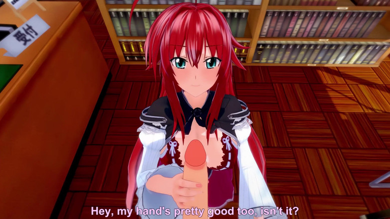 Fantasy king: Rias Gremory sex in biblioteca - Dxd Ntr Serie di follia