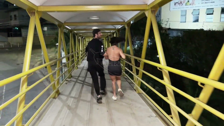 Chibata25: Fucking the Naughty Little Slut on Top of the Bridge...