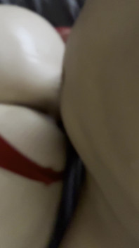 Horny Mature Neighbor Sexy Red Lingerie