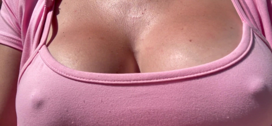 Artemisia Love: Artemisia Love Big Tits Walking Outdoor and Flashing Her Juicy...