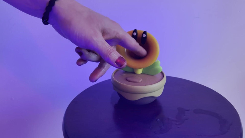 Ryley Rails: Hot Glue Covering Toy Figure in Cum