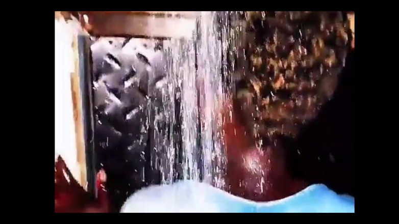 Mascked club: Negra rubia sexyrita dando sexo romántico caliente en el baño