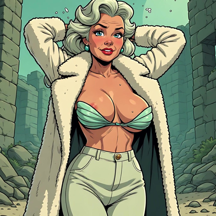 AI Porn: Comic Style Tits Out Art