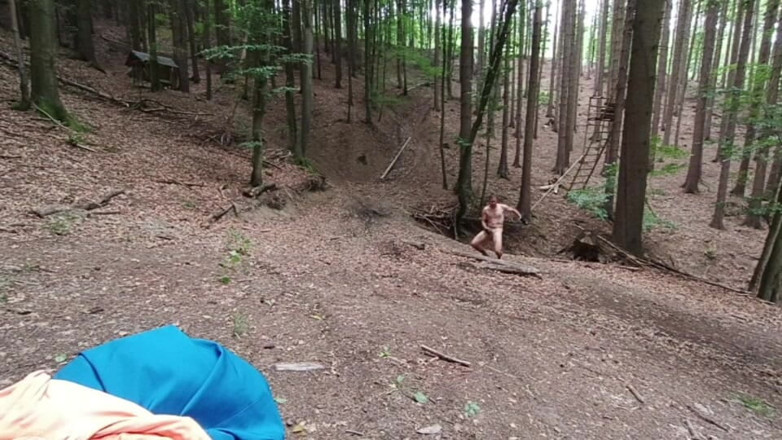 kickerscooter: Selvaggio senza inibitorie in chasing nel mezzo della foresta