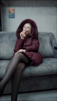 I Cum in My Beautiful Fur Coat