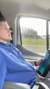 Driving and Fucking a Toy My Boss Bought Me