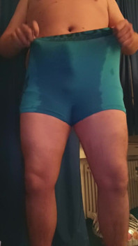 Chub Boy Pissing in White Undies