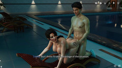 Sydney Sweeney: Berenang dengan teman wanita di kolam