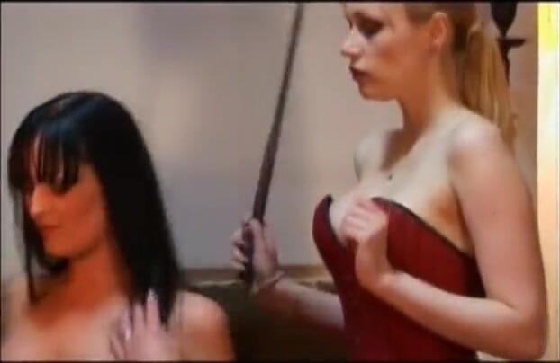 Tirrany Girls: Two sexy buns getting whipped by MIstress