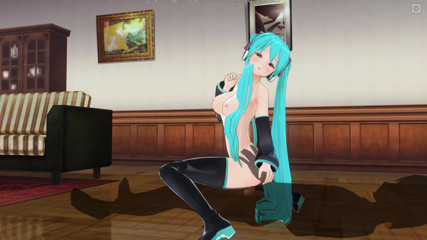 H3DC: 3D Hentai Hatsune Miku chevauche ta bite en cowgirl