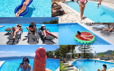 Alexandra Wett: 公共！在酒店泳池里性交！