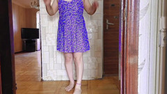 Kitty_Cross: Cute Femboy Walking Barefoot Through Dewy Grass