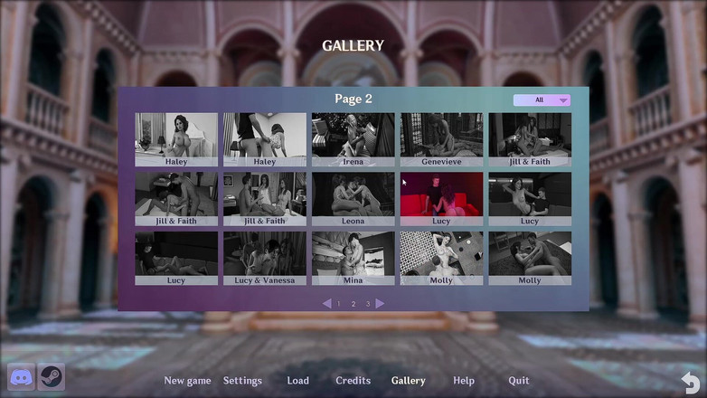 LewdArcade: 欲望学院 第 3 季画廊 第 09 部分。色情游戏玩故事驱动的3D视觉小说游戏