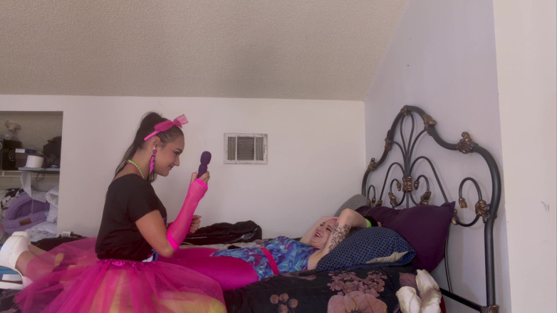 Kink in Time: Zara &amp; Ayla's Sultry '80s Fantasy 4K POV Ecstatic Bondage Play Awaits!