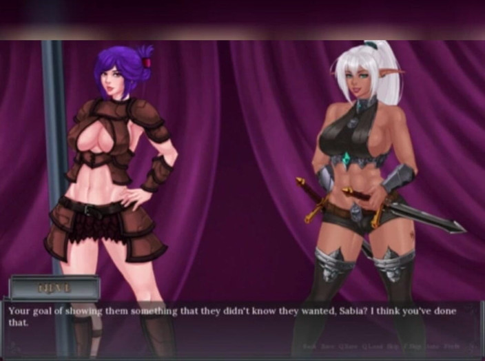3DXXXTEEN2 Cartoon: Sabia เต้นยั่วเซ็กซี่ 3D การ์ตูนเซ็กซ์