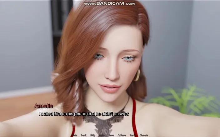 Divide XXX: Heart Problems - My Beloved Aunty Amelie Lewd Hot Red Dress