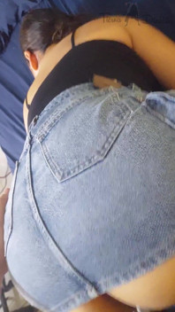 Oh Yes, Give Me More Please stepdaddy! I Know You Love Fucking Me in My Denim Skirt