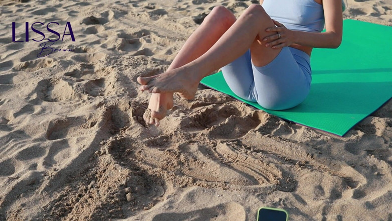Lissa Brown: Yoga on the Naked Beach