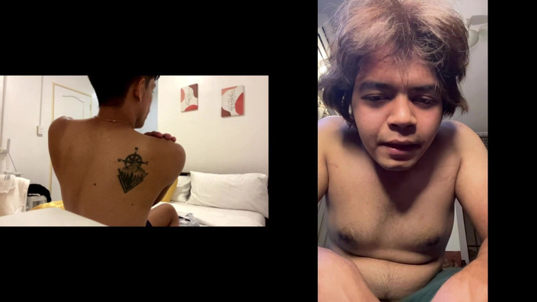 Jameson Official: Asian Twink Drills Indian Twink Live on Cam