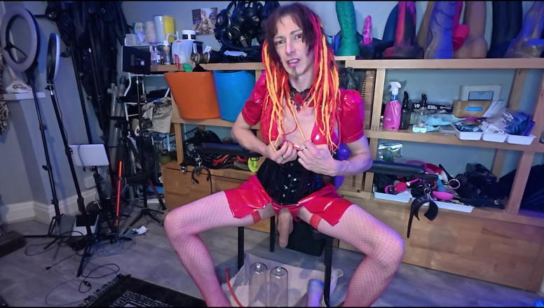 Jasmine_Dlight - Giantess Glamazonian Mistress: Jasmine_dlight - PVC Giantess Sph Joi dengan zakar besar dan tetek...