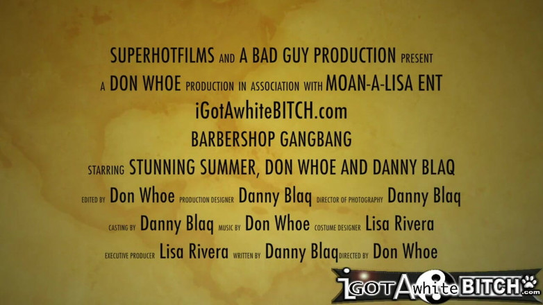 Super Hot Films: *Throwback* Barbershop gangbang with Summer