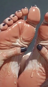 Ssbbw óleo pé massagem close-up - grandes pés bonitos e dedos dos pés