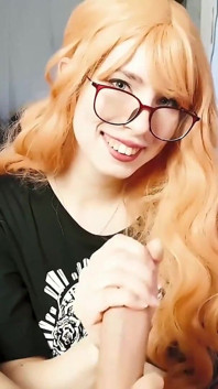 Geek Girl Caught Her Impudent Stepbrother for Jerk off Mollyredwolf