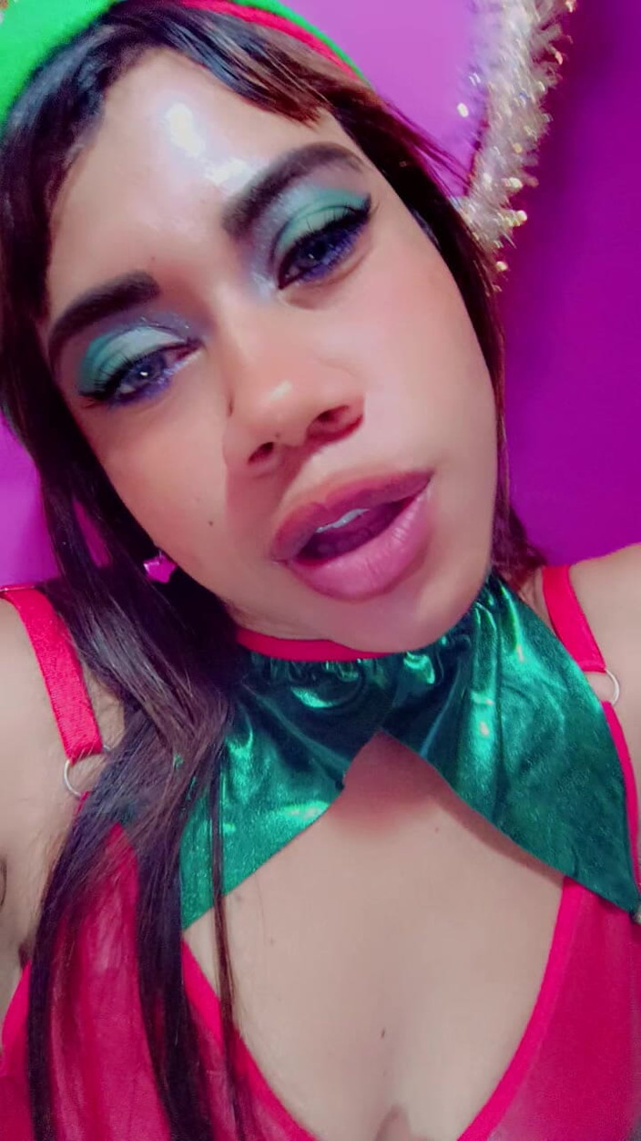 Barbychocolat: Elfa 性感舞蹈圣诞派对 delicius 和 wet yes