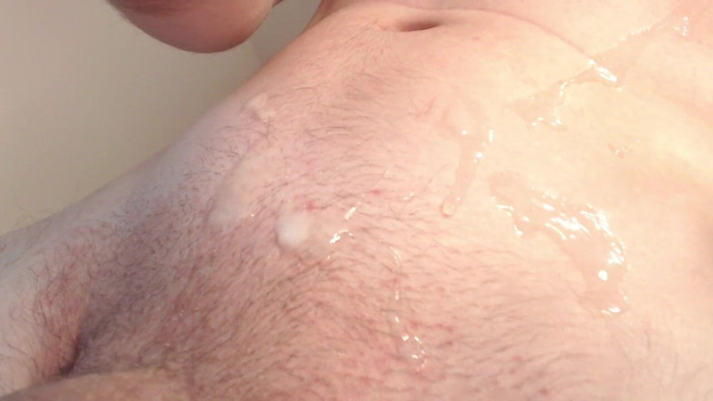 LordSexdictator: Sperma på abs perfekt kuk