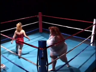 A Lesbian World: Watch the fat midget and skinny midget fuck each other...