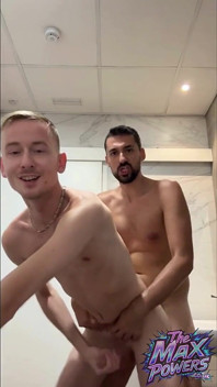Liam Harding & Max Powers Fucking in Public Toilets