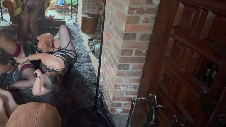 Aaexperiencesltd: Part 3:- Lanista Bear Gets His Female Slaves to Play Together!
