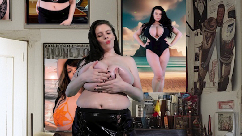 Lovely Lilith: Rondborstige buurvrouw is een pornoster