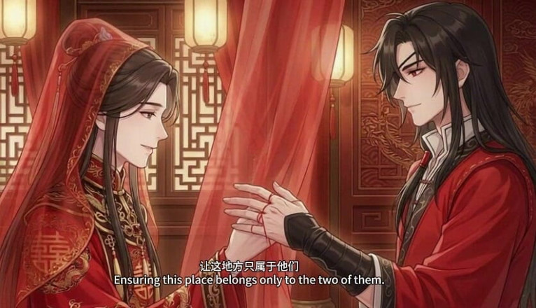 My bl anime: Xie Lian and Huacheng's Wedding Day