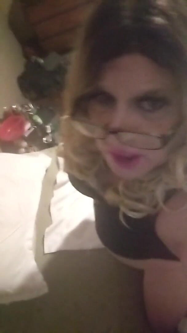 Krissy Sweets: Beautiful, Hot, Sexy crossdresser Krissy Sweets in lingerie and high...