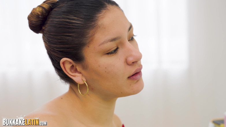 Bukkake Latin: Буккаке латина - Rosex Argentina Culona отримує сперму літрами.