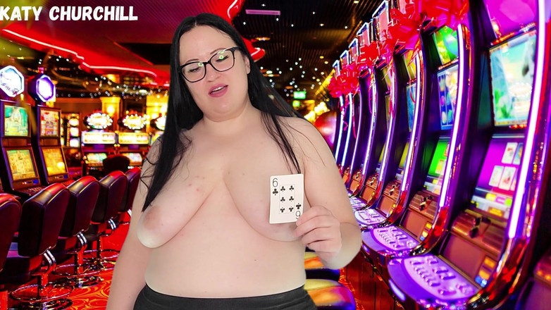 Katy Churchill: BBW 카지노 딜러 카드 게임으로 자지를 제어