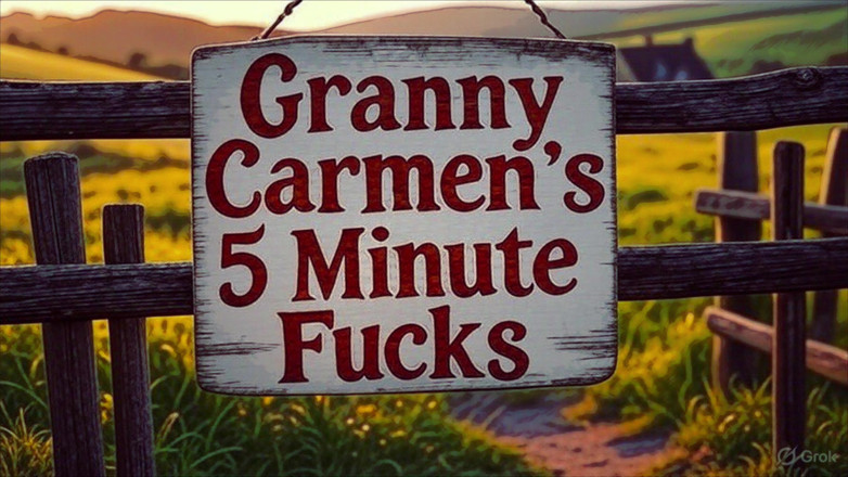 Carmen Angel: Oma Vampyra: der dildo von schwarzem gefickt, mit dem finger...