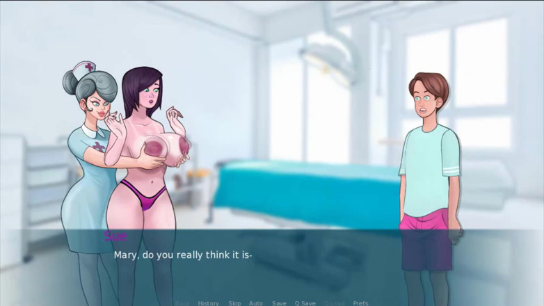 Cartoon Play: Sexnote bölüm 22 - hemşire üvey annenin göğüslerine dokun diyor